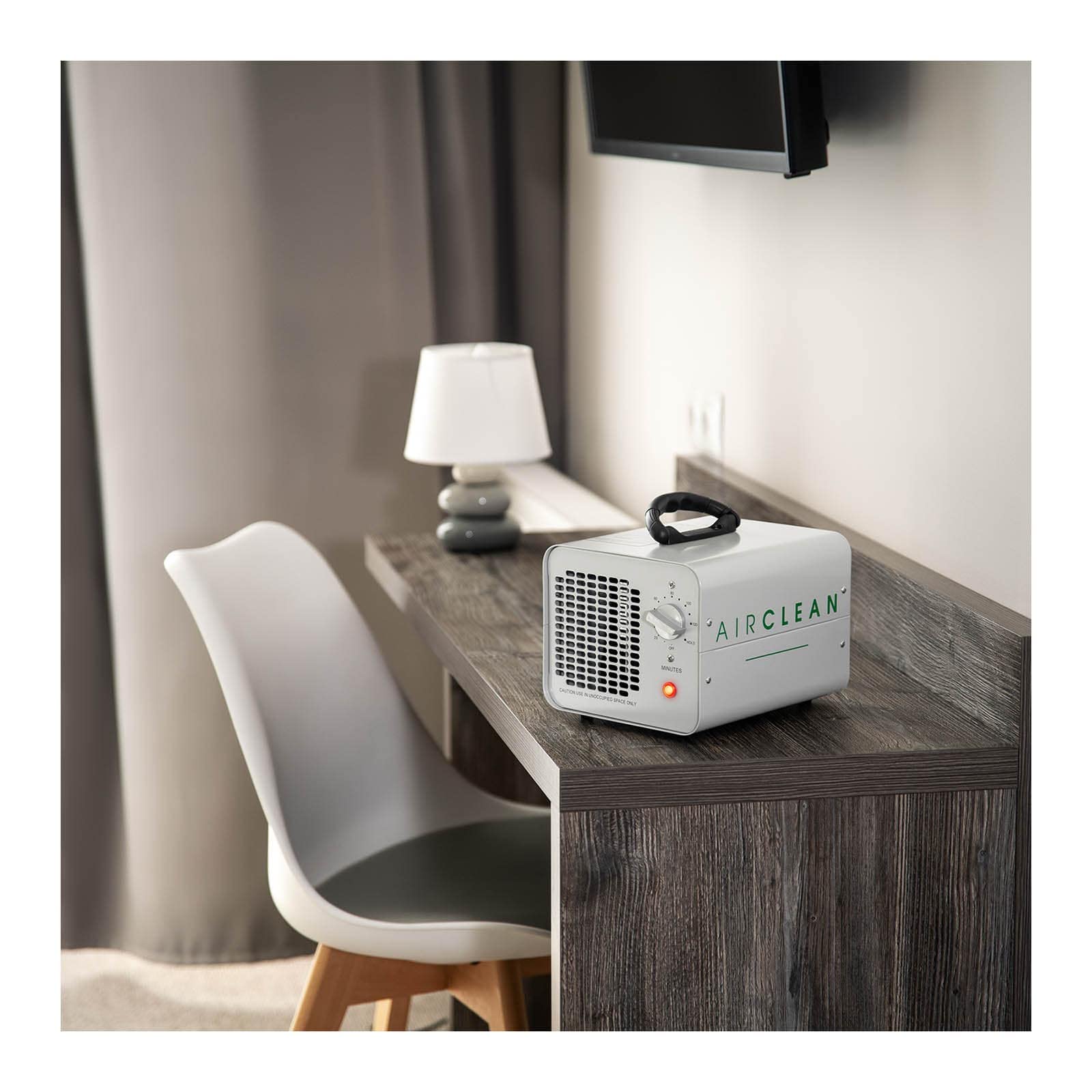 Ozongenerator Luftreiniger Ozongerät AIRCLEAN 10G-WL (10000mg/h, 102 W, Timer bis 120 min, Filter: Edelstahl) Geruchsentferner Geruchsneutralisierer