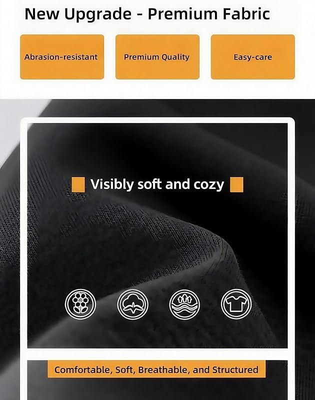 LuminBlaze Men’s Baggy Sweatpants with Elastic Drawstring Waist, Wide-Leg Casual Loose Cotton Joggers with Deep Pockets Black image 7