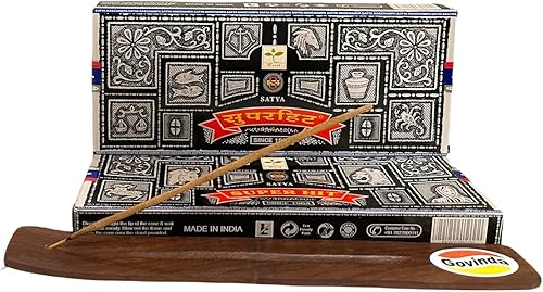 Miniatura 5 de Govinda Bangalore (BNG) Nag Champa Argarbatti 3.53 oz con soporte para incienso