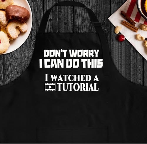 Miniatura 3 de JMYJTSHDP Delantales para hombres, delantales para hombre, delantales de chef, divertido delantal de cocina de chef, delantales divertidos para