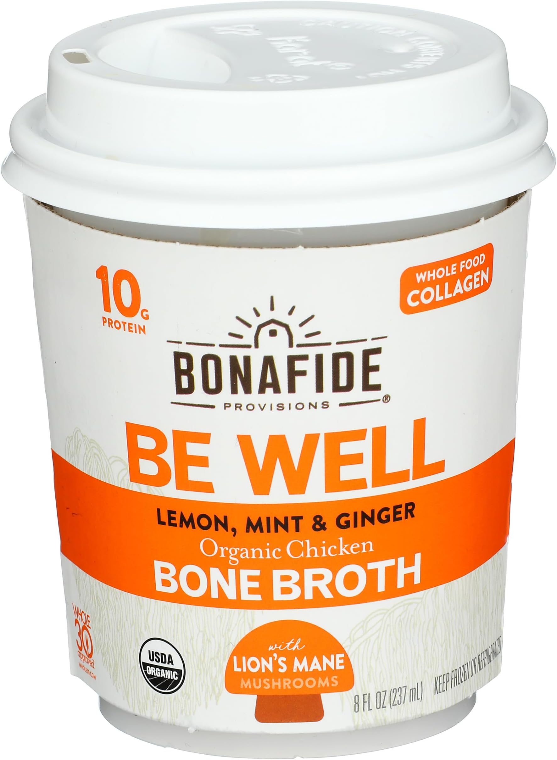 Amazon.com: Bonafide Provisions Fresh Organic Be Well Broth with Lemon ...