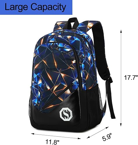 Miniatura 9 de BTOOP Mochila para niños y niñas, mochila de escuela primaria de 17 pulgadas, mochila primaria para adolescentes de viaje, para niños y niñas, para