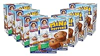 Vista 4 de Little Debbie Mini magdalenas con chispas de chocolate, bolsas de 40 a 1.7 onzas (8 cajas)
