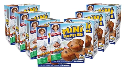 Miniatura 7 de Little Debbie Mini magdalenas con chispas de chocolate, bolsas de 40 a 1.7 onzas (8 cajas)