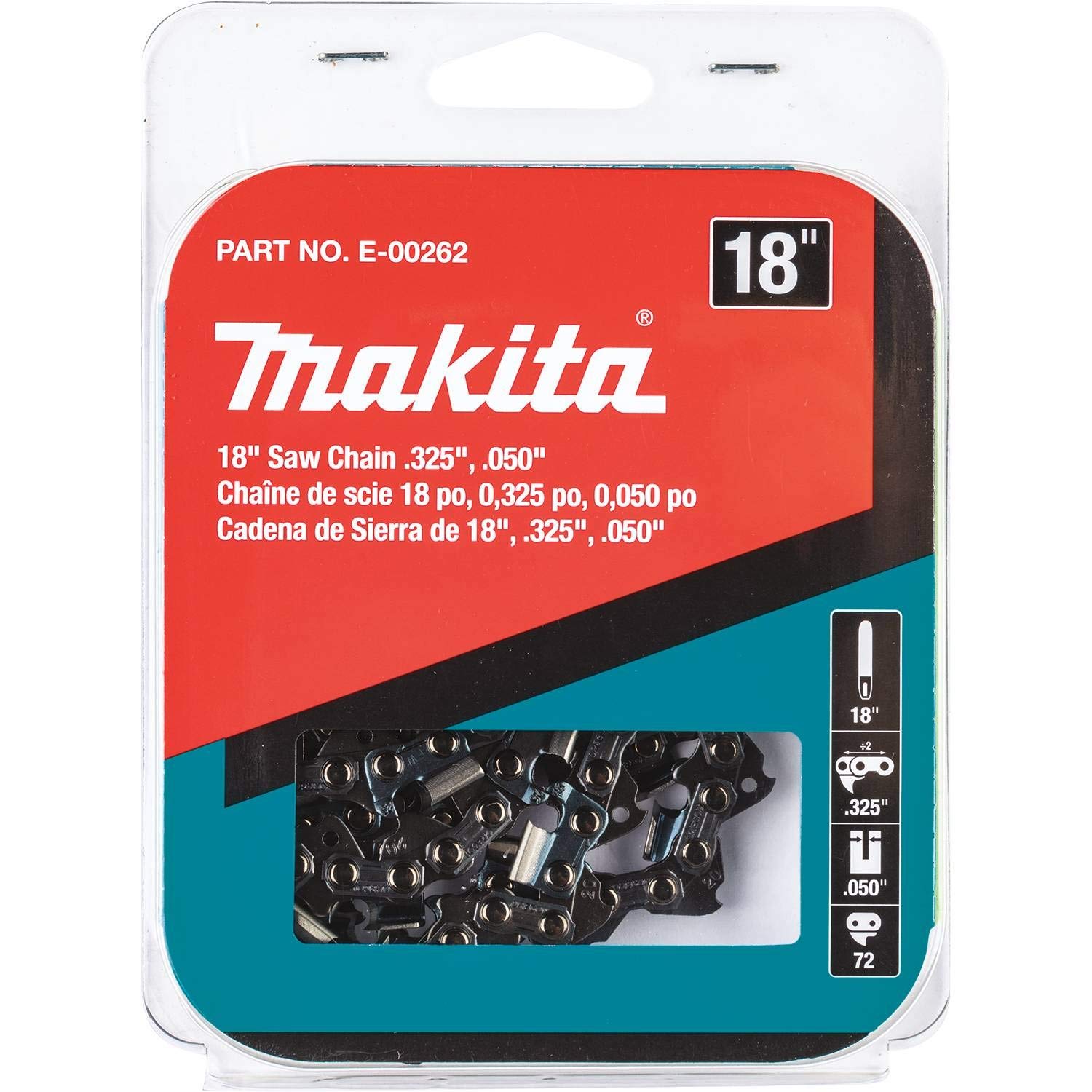 Makita E-00262 Cadena de sierra de 18 ".325 ".50"