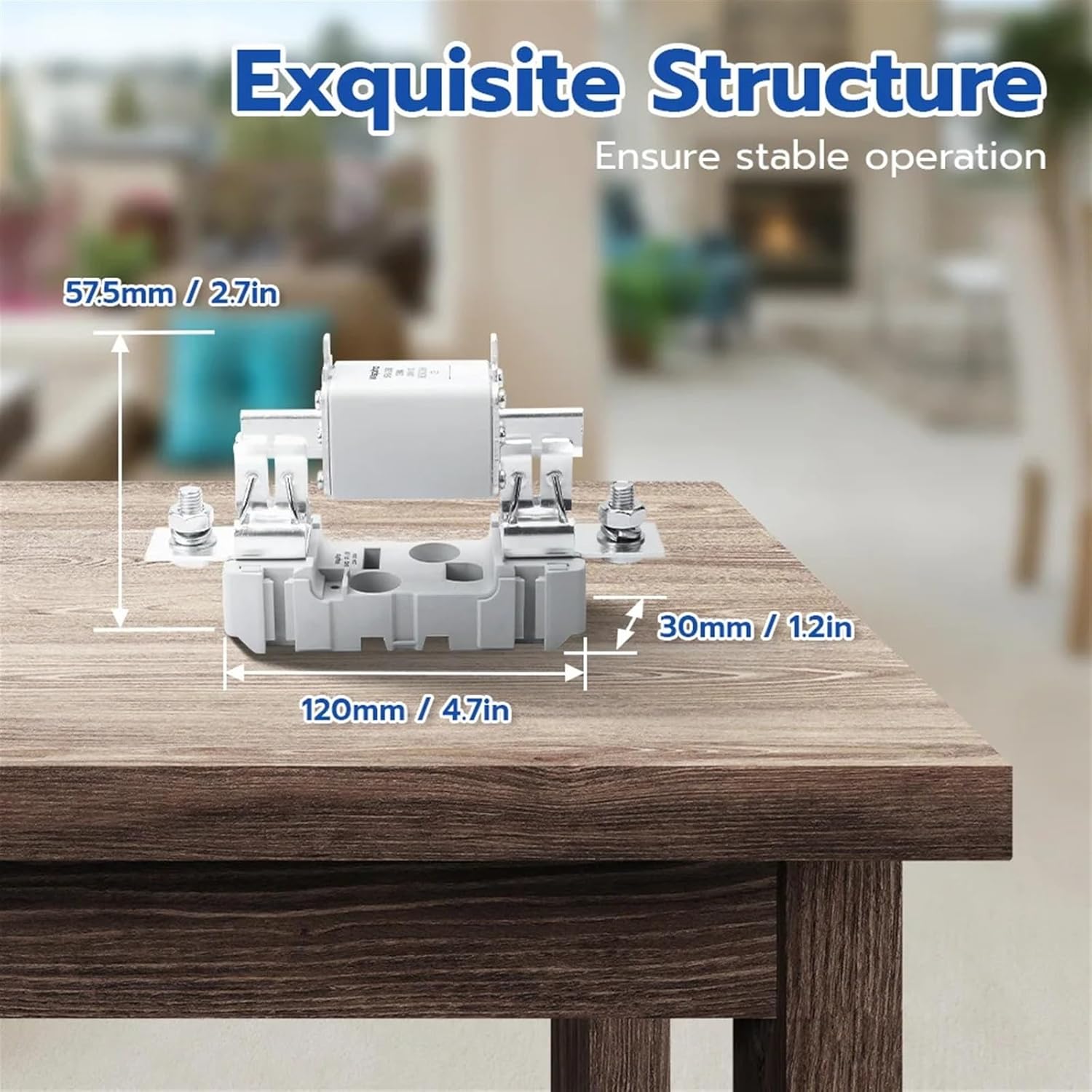 1PCS ONLY Holder 80A/100A/125A/160A Base Fuses Holder Solar PV Knife Type Fuse Ceramic Shell Contact Fuse for Efficient Power