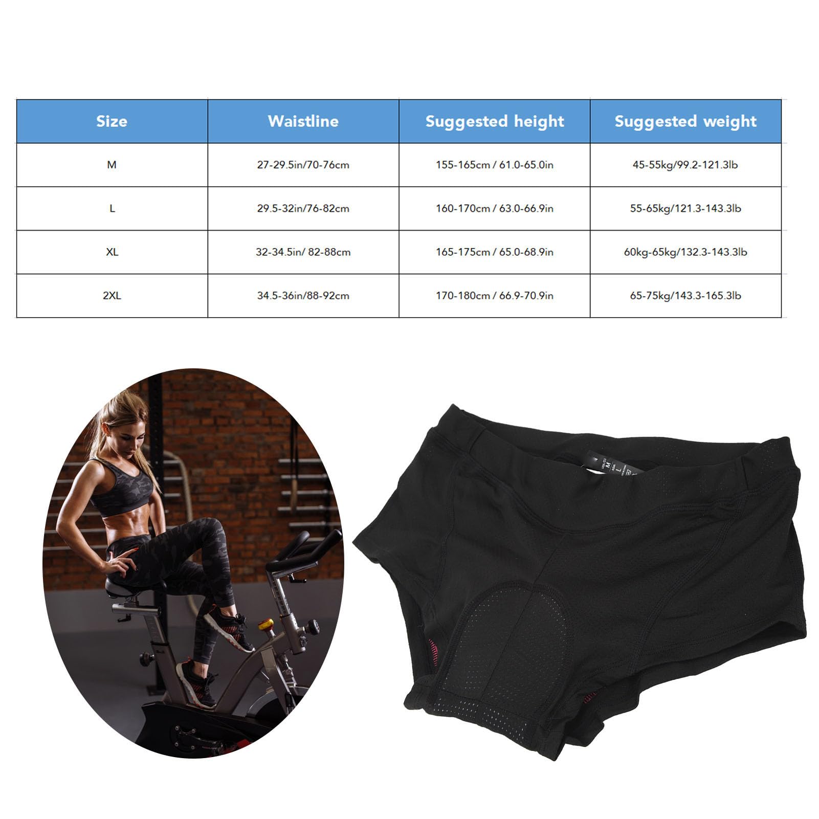 Pantaloncini Ciclismo Donna Con Imbottitura 3D Gel - Traspiranti, Antishock, Per Mountain Bike - Foto 2