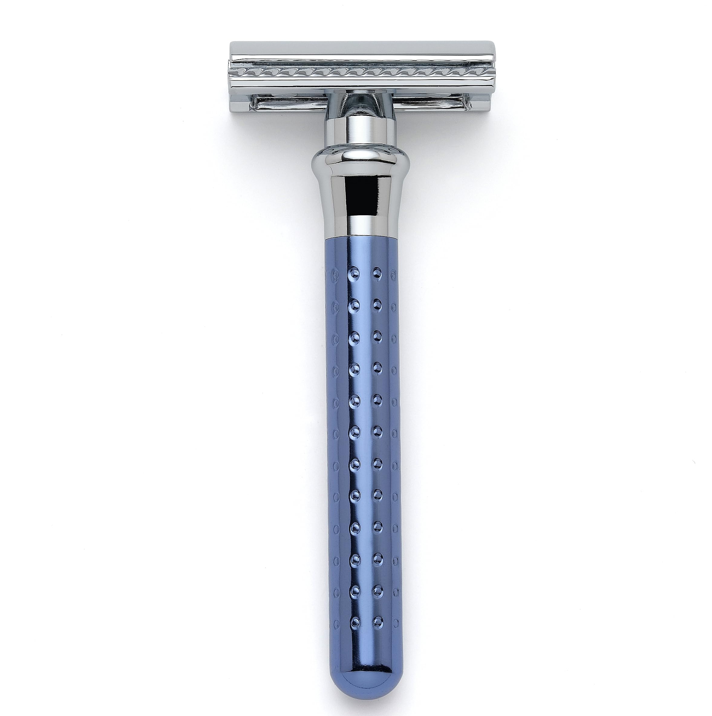 Rolason Brass Alloy Three Piece double edge Brass metal safety razor for men (LG25C - Blue) (B0D9MF8QQ8) Amazon Price History, Amazon Price Tracker