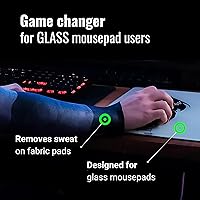 Vista 5 de ONISSI Funda de brazo para juegos para PC │Antifricción, Precisión, Mangas de compresión para alfombrilla de mouse │Regalo de deportes electrónicos