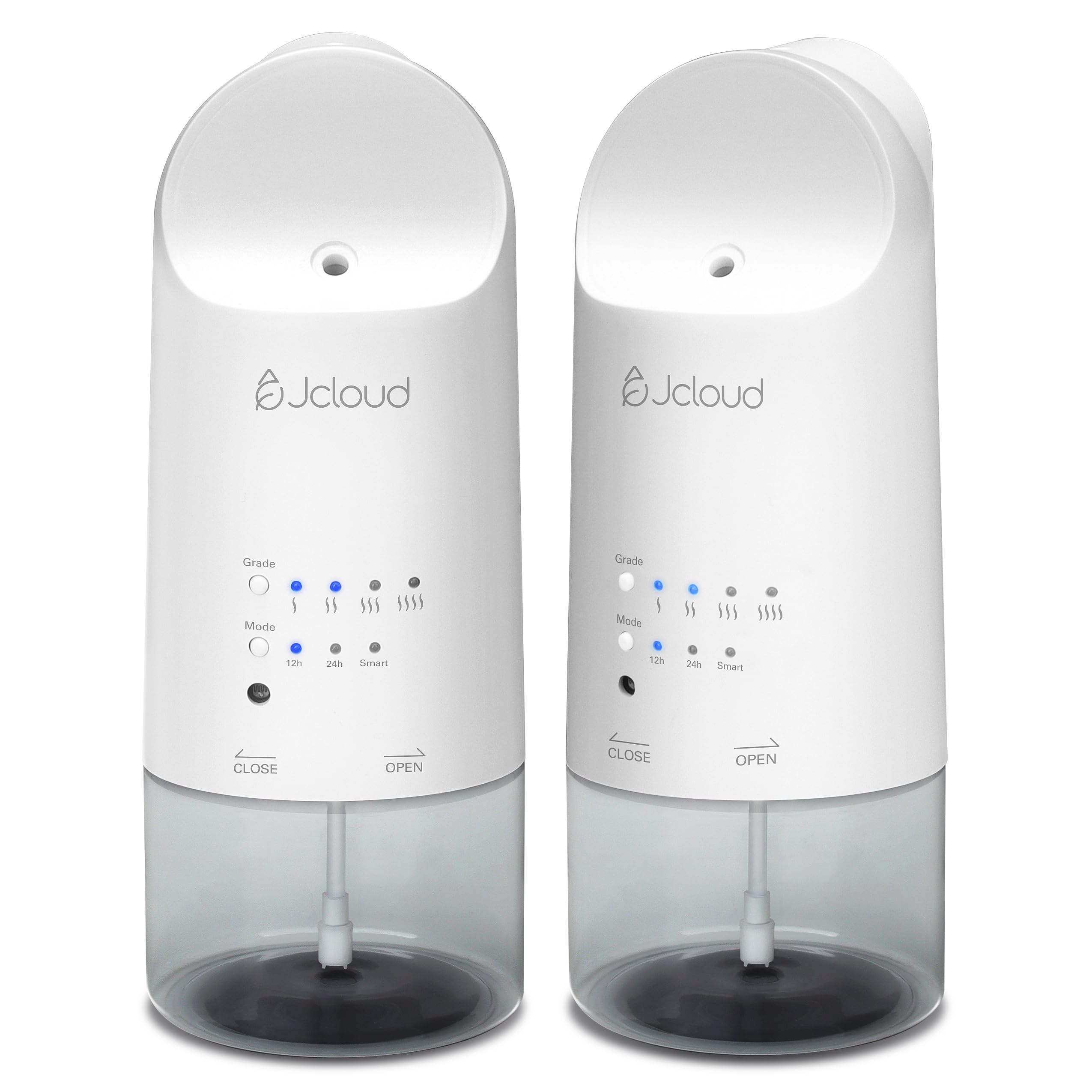 Jcloud White 2 Pack Plug In Diffuser For Essential Oils, 2 Pack Waterless Scent Diffuser Cover Up To 500 Sq. Ft. For Home, Office, Spa – Portable Wall Aromatherapy Device, White
