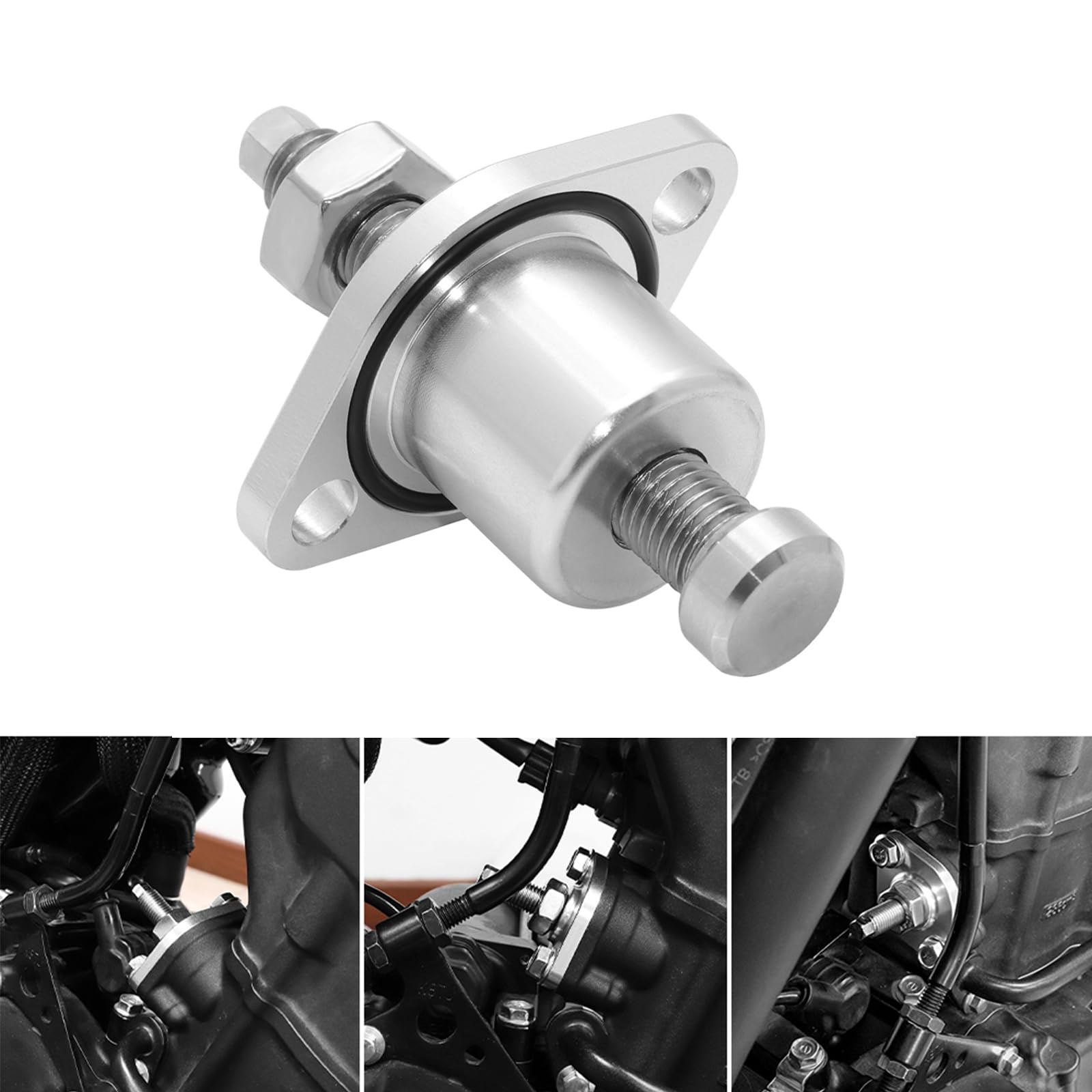 Tendeur de chaîne manuel pour moto Honda CRF150 R/RB CRF250 R/X CRF300L/Rally/ABS CRF450 R/X/RX/RWE/L/RL XR400R Argent