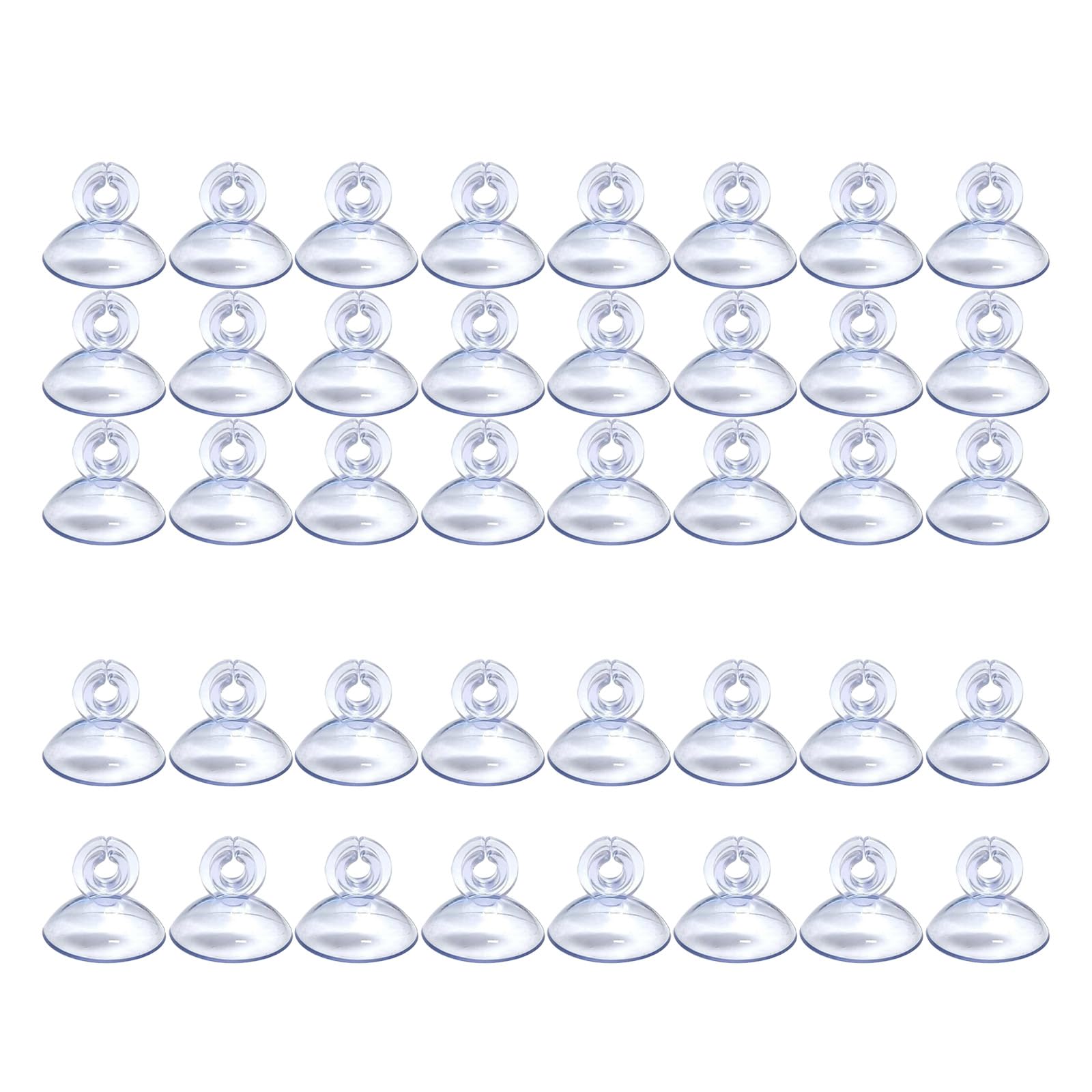Jazuaiao 40pcs Suction Hooks for Light Chain High Grip Force Easy Install Smooth Surfaces Curtain Hooks