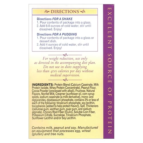 Miniatura 3 de Healthywise - Pudín o batido, bajo en calorías, 0.55 onzas de proteína de caseinato, sin aspartamo, bajo en grasa, 7 porciones por caja (mantequilla
