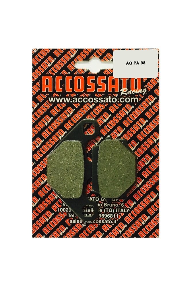 Accossato Bremsbeläge – Set Mit 2 Belägen Für Optimale Bremsleistung