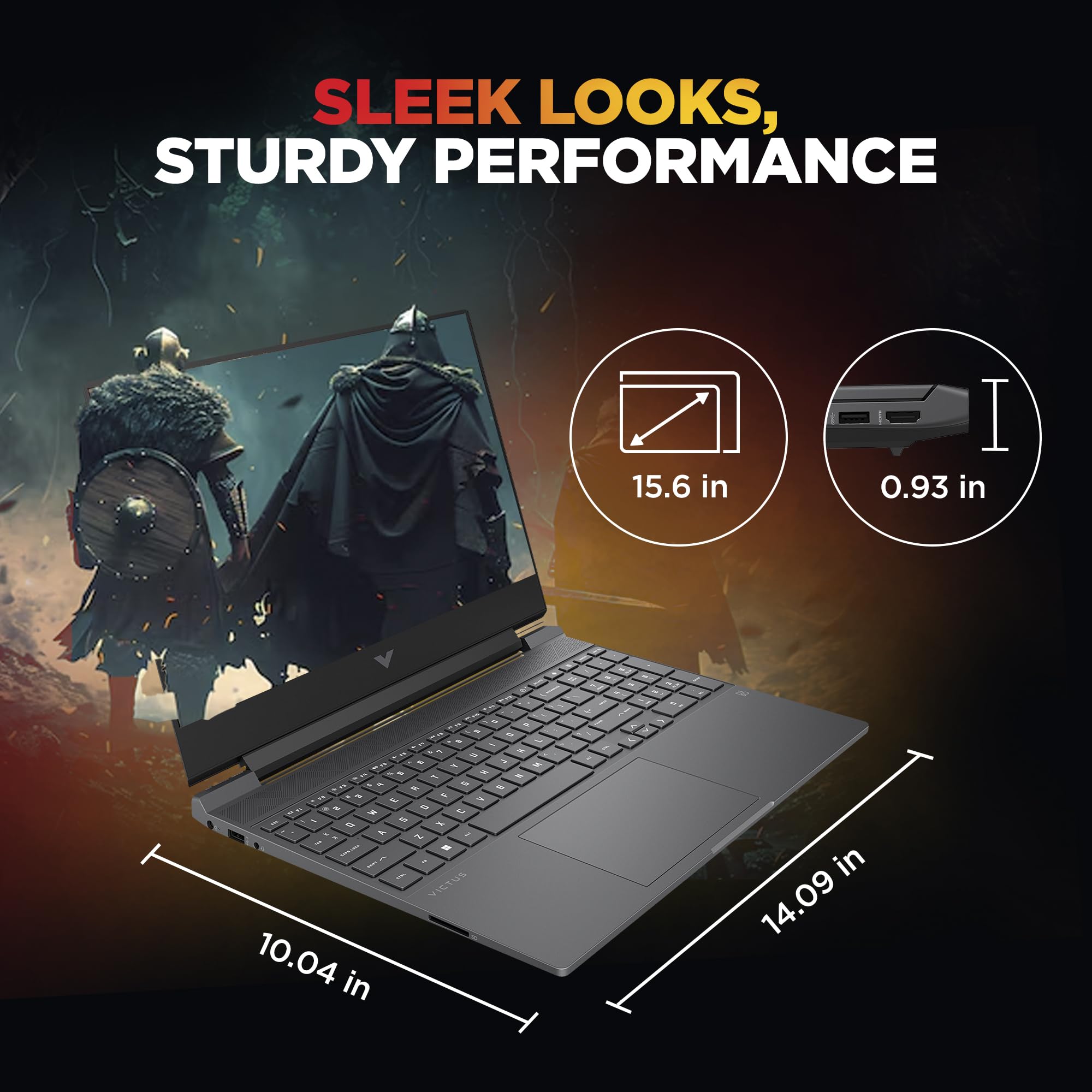 HP Smartchoice Victus, 13th Gen i7-13620H, 6GB RTX 4050, 16GB DDR4(Upgradeable) 512GB SSD, 144Hz, 300nits, 15.6''/39.6cm, Win11, Office24, Mica Silver, 2.3kg, fa2100tx, Xbox Gamepass* Gaming Laptop — Amazon image 11