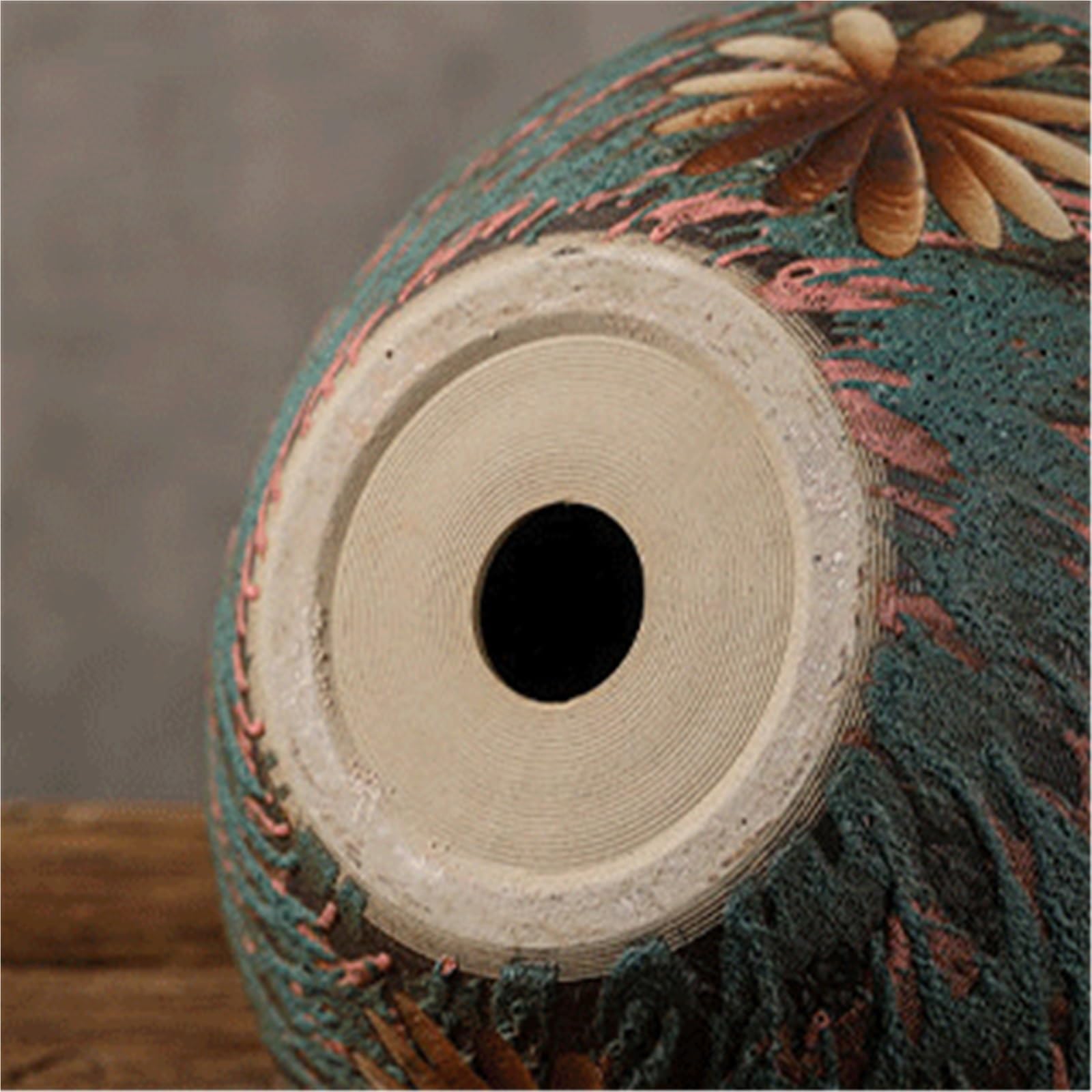 Doniczki zewnętrzne Dekoracje wazonów ze słonecznikiem Ceramiczne donice Wystrój domu w stylu vintage Doniczki