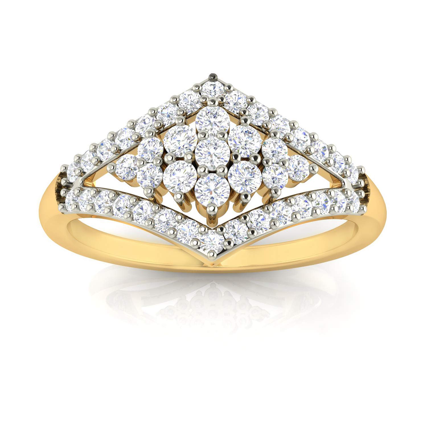 avsar 14k (585) Yellow Gold Ring for Women-picture-13