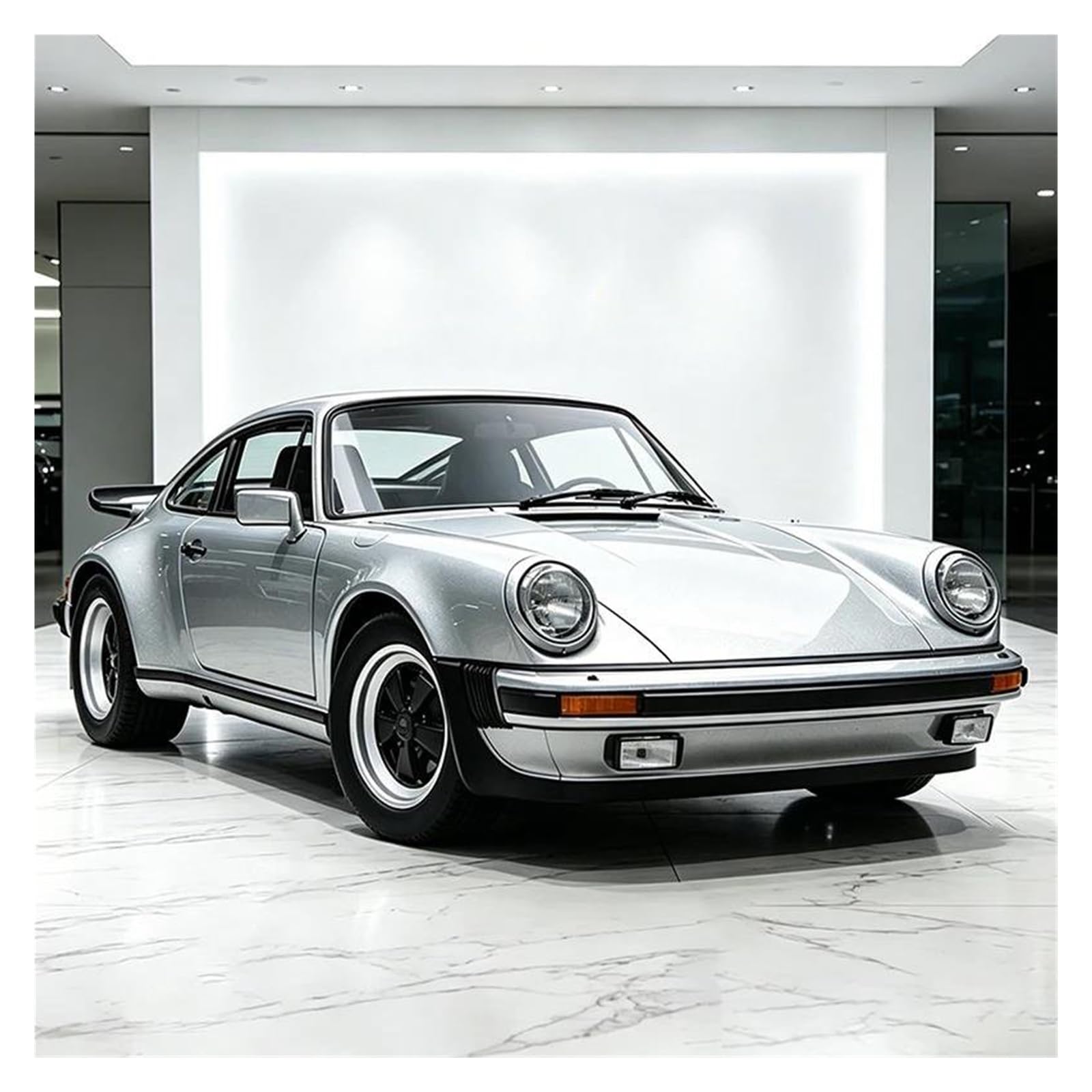 Btwodian Scale Model Car For Porsche 911 For Turbo 3.0 Diecast Model Car