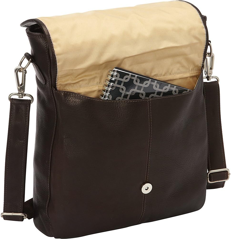 Blасk Frіdау - 80% оƒƒ Piel Leather Laptop/Tablet Carry-All Tote, Chocolate, One Size