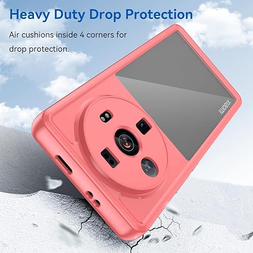 Miniatura 7 de Funda transparente para Xiaomi 12S Ultra, 2203121C funda con protector de pantalla HD, antiarañazos, a prueba de golpes, transparente, policarbonato