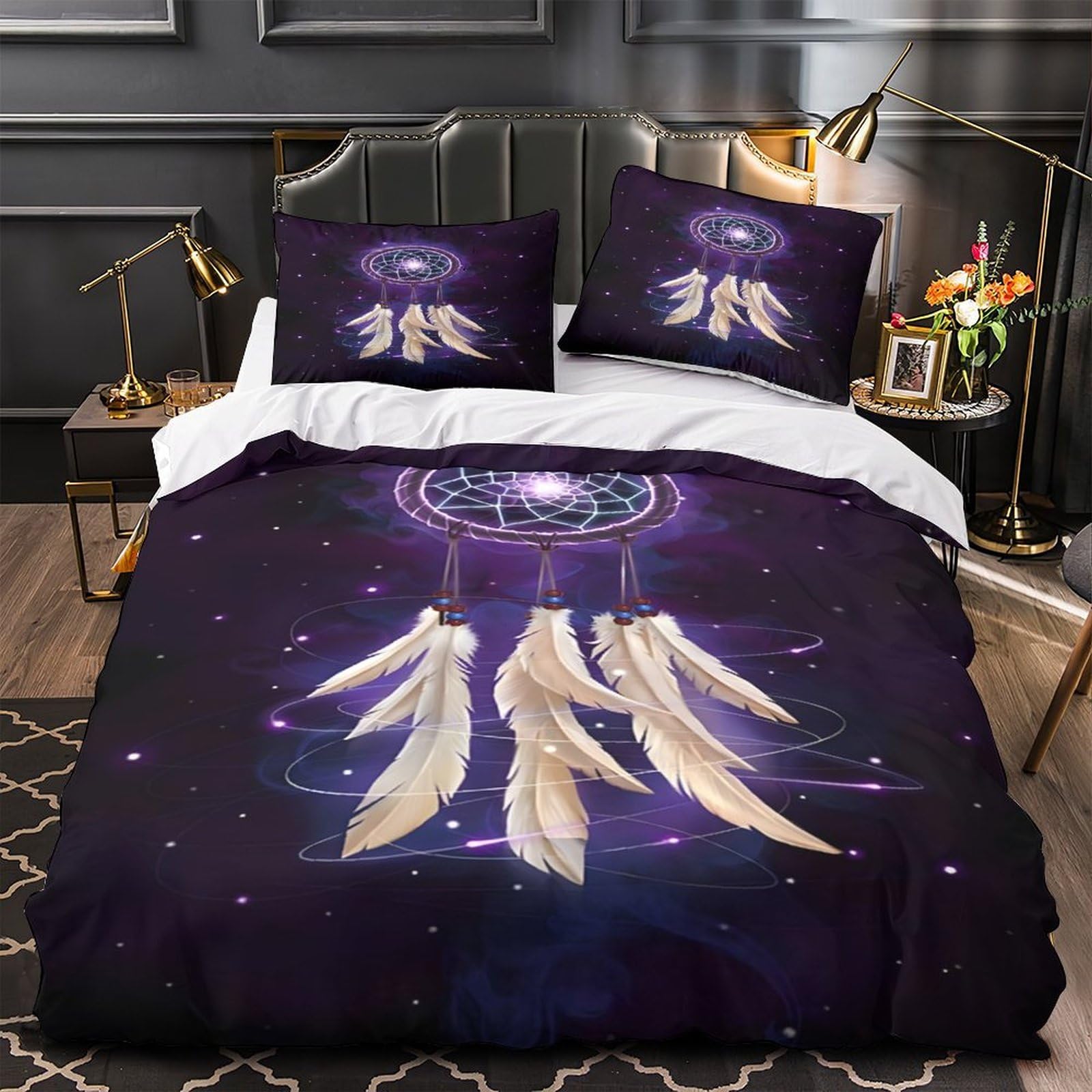 Housse de couette attrape-rêve pour chambre adolescent 240cm
