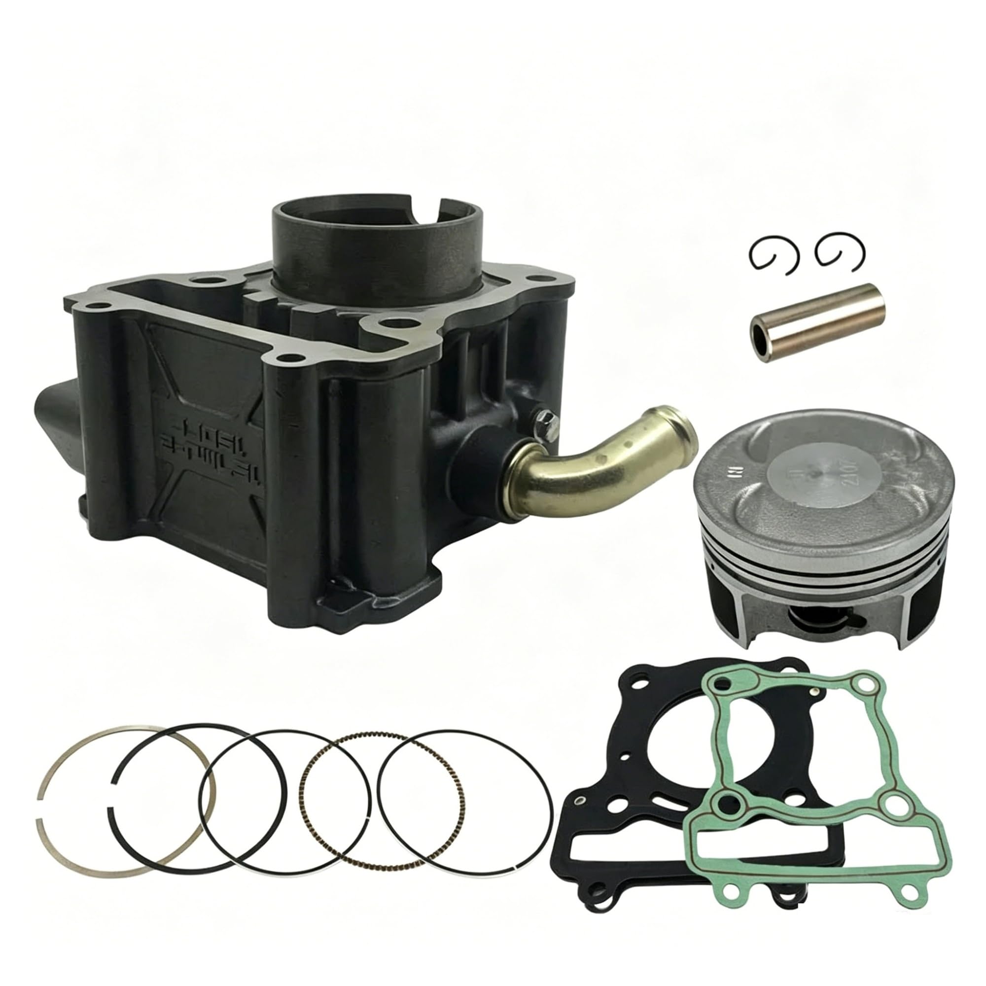 Kit Pistone Moto Cilindro Del Motore RFS150i 157MJ-2 150CC Pistone Anello Guarnizione Per Benelli BJ150-31 BJ125-10A 150S Fasce Elastiche
