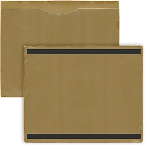 Vista 9 de StoreSMART FJ85STCM-10 - Archivador con parte trasera magnética, 10 unidades, plástico transparente, resistente, resistente