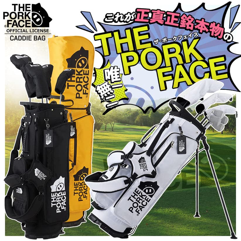 Amazon | THE PORK FACE ザ・ポーク・フェイス キャディバッグ 軽量 