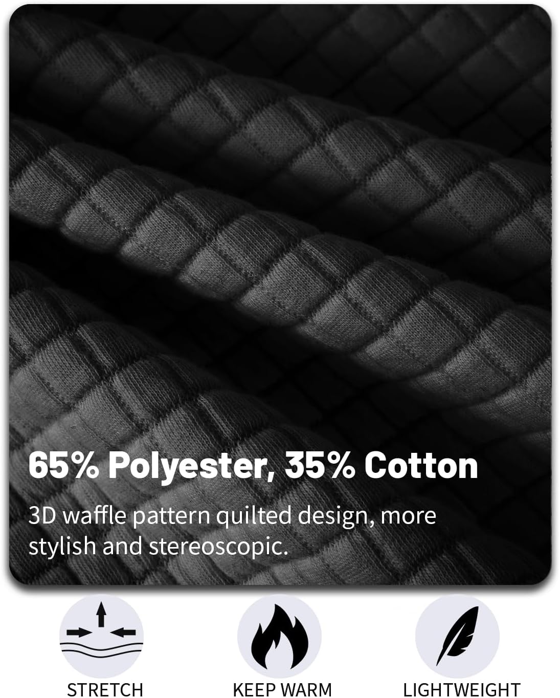 Mens Zip Up Hoodie Full-Zip Sweatshirt Lightweight Loose Fit Hooded Jackets - Image 5