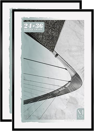 Vista 130 de MCS Gallery Foundation - Marco de póster, marco de fotos para arte de pared, negro, 16 x 20 pulgadas, individual