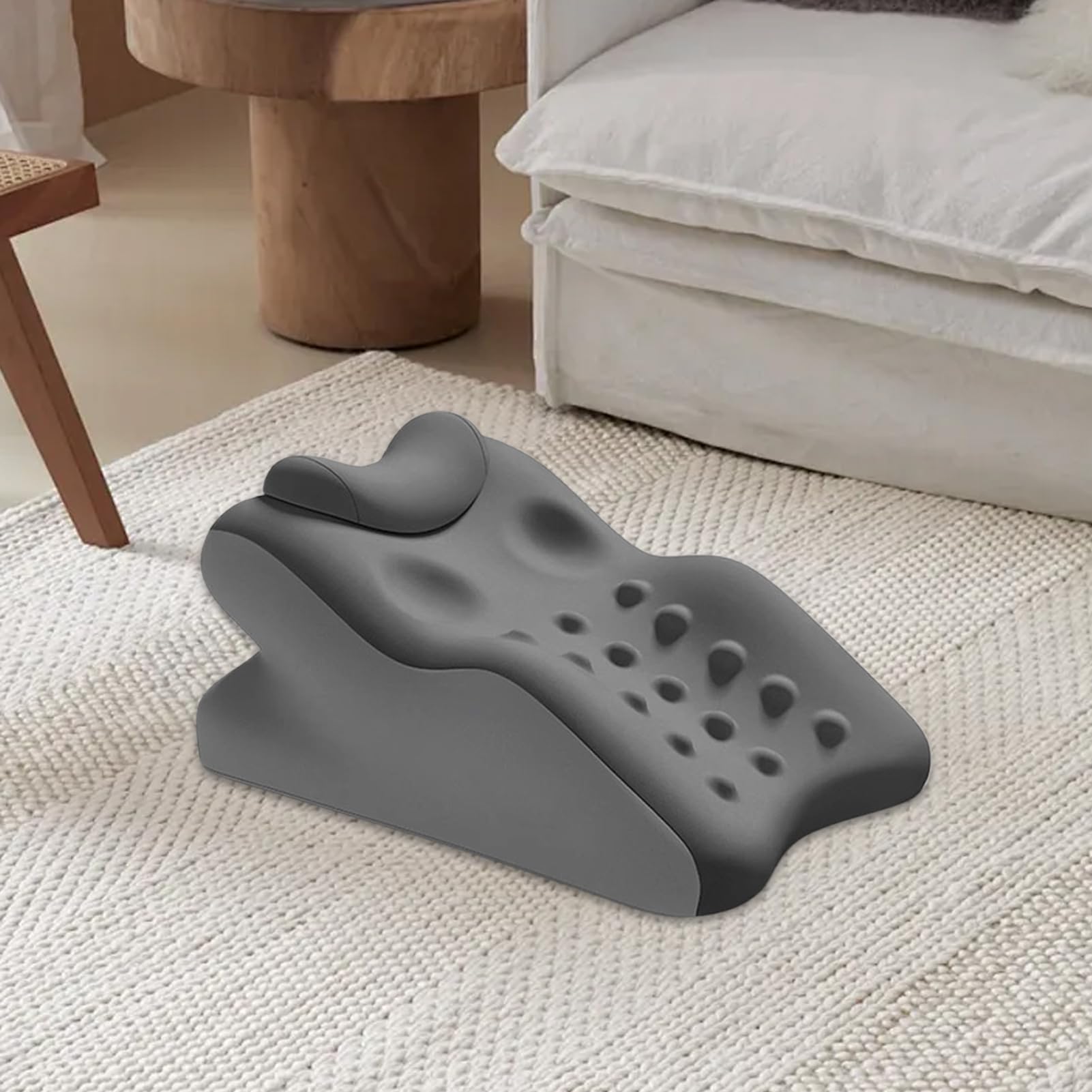 Almohadas Inclinadas De Descanso Cojín Espalda Espuma Viscoelástica, Ayuda | Almohada Cuña Ergonómica para Dormir Adultos Lavable Cojín Espalda Relajante Late