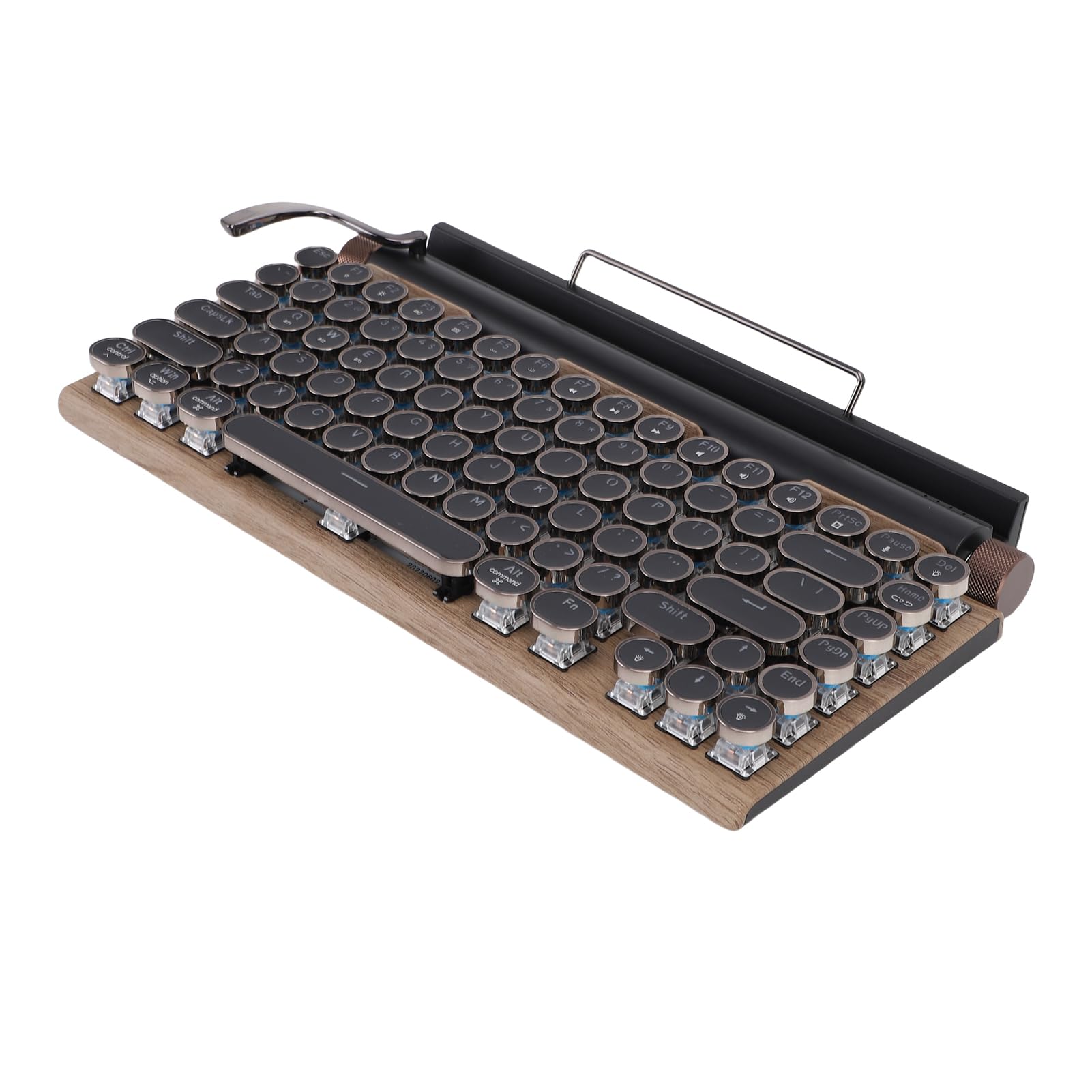 Syrisora Clavier de Machine à écrire Rétro, Mécanique sans Fil avec