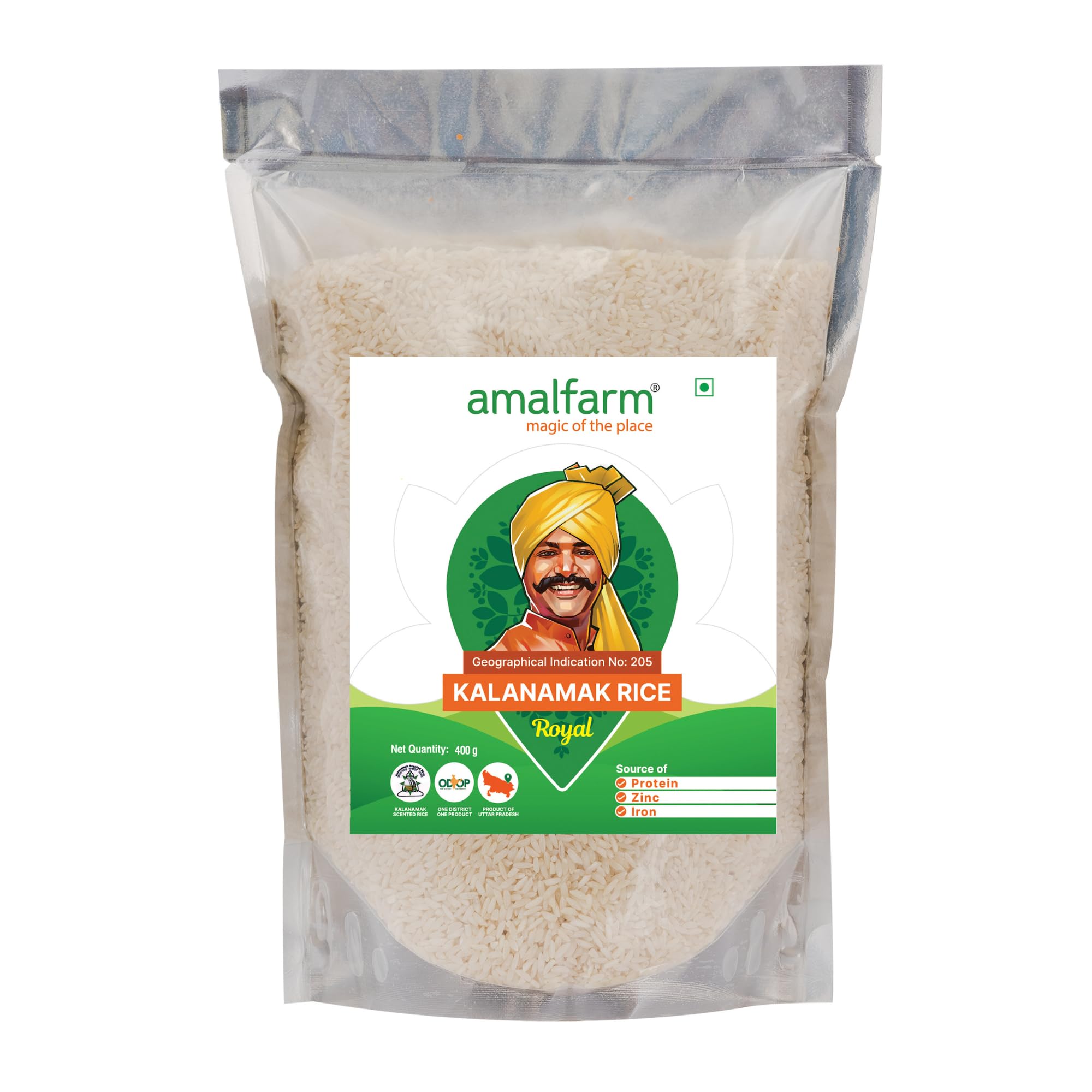 Amalfarm® Kala Namak Aromatic Rice | ODOP & GI Tag | Buddha Rice with Bran | Pure & Unadulterated | Rich in Zinc & Protein | Immunity Booster | 100% Natural Premium | Ideal for Daily Consumption | (400G, Brown Rice) (B0D7M562MX) Amazon Price History, Amazon Price Tracker