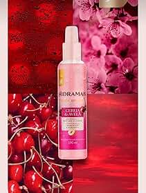 Body Splash Hidramais Cereja e Avelã - Perfume Feminino Doce e Confortante, Colônia Corporal Pós-Banho, 190ml