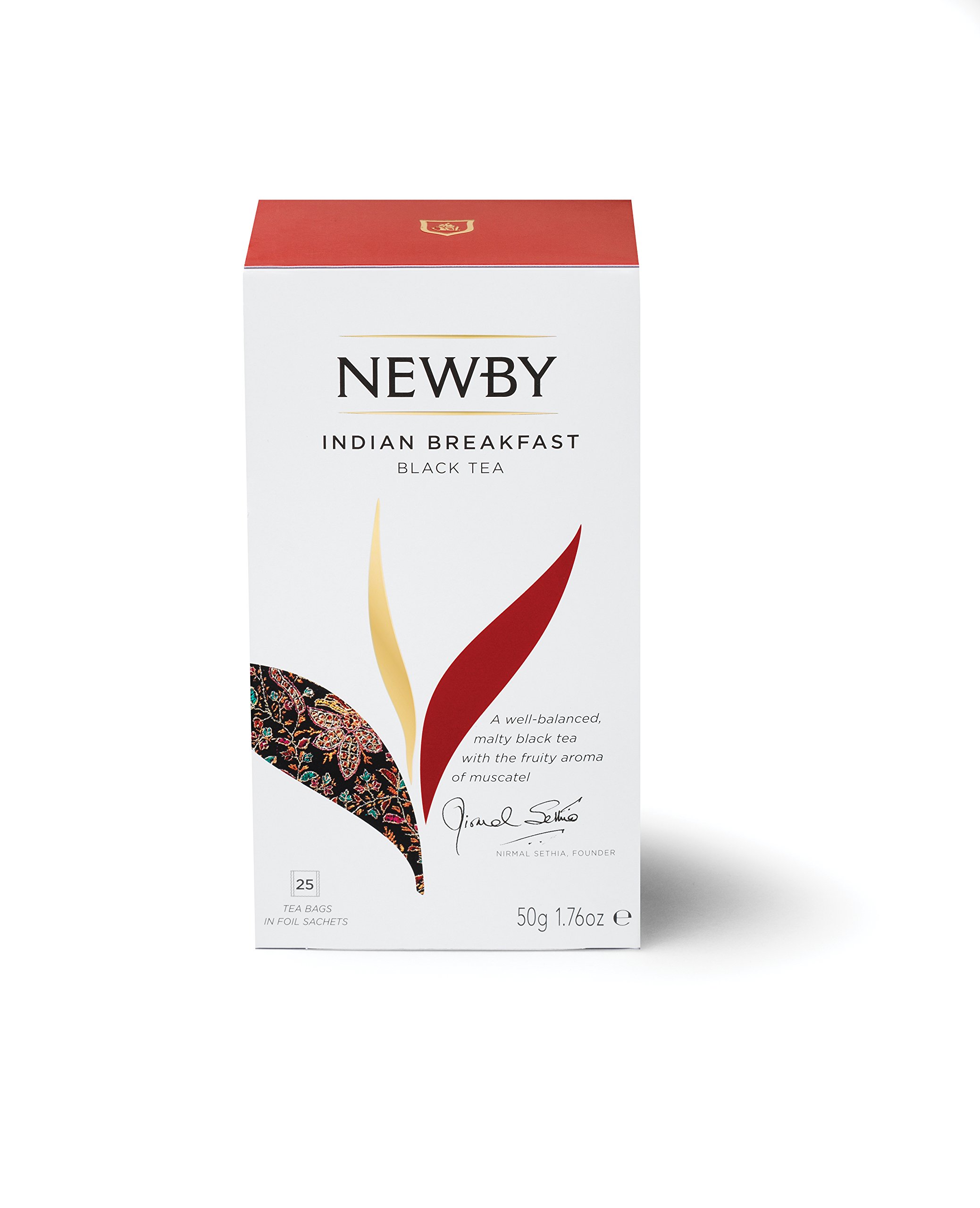 NewbyTeas Classic Indian Breakfast Tea Bags (Pack of 1, Total 25)