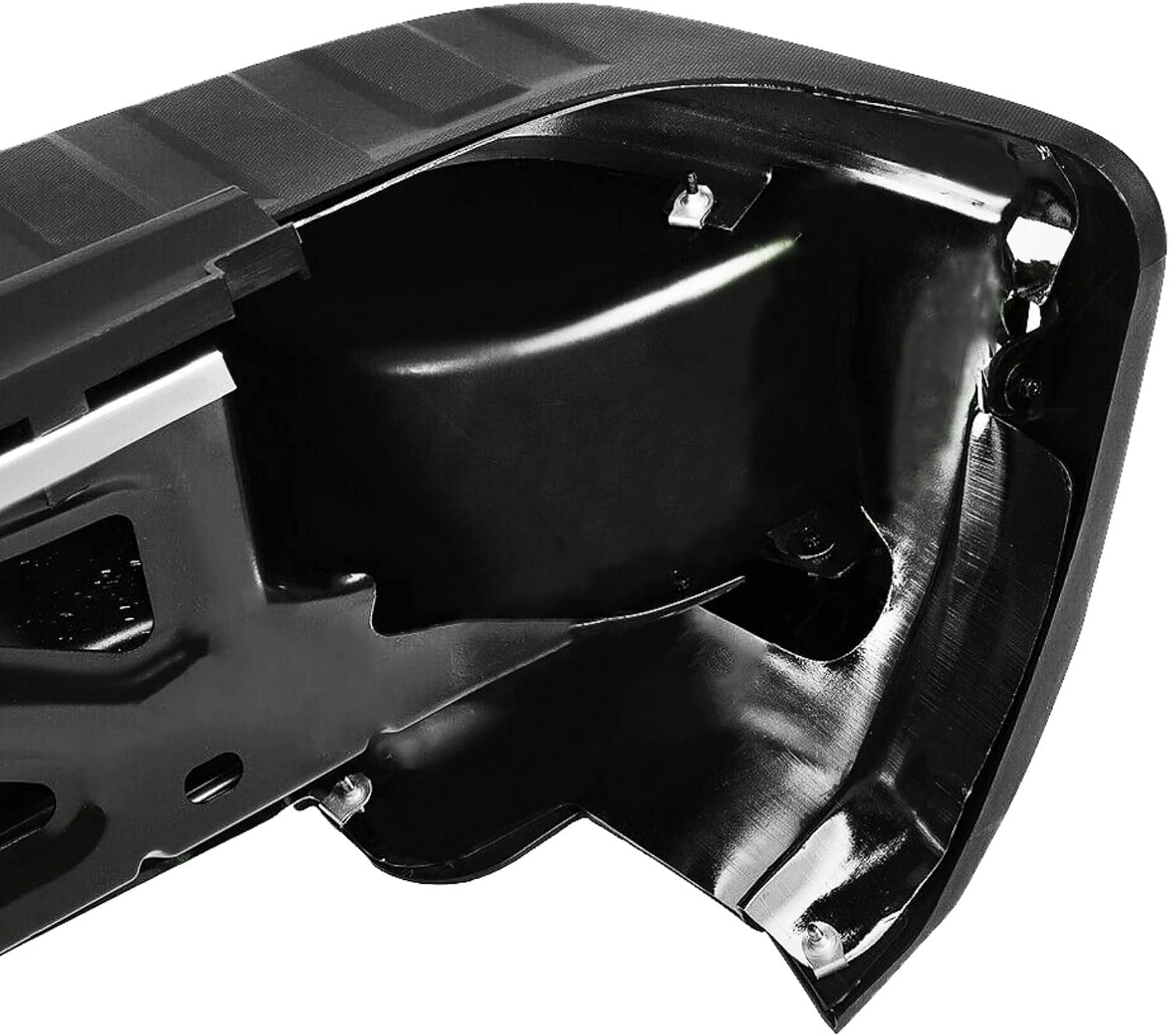 LABLT Rear Bumper Assembly Chrome Steel Replacement for Silverado Sierra 1500 2014 2015 2016 2017 2018 Replacement for GM1103176 GM1102558