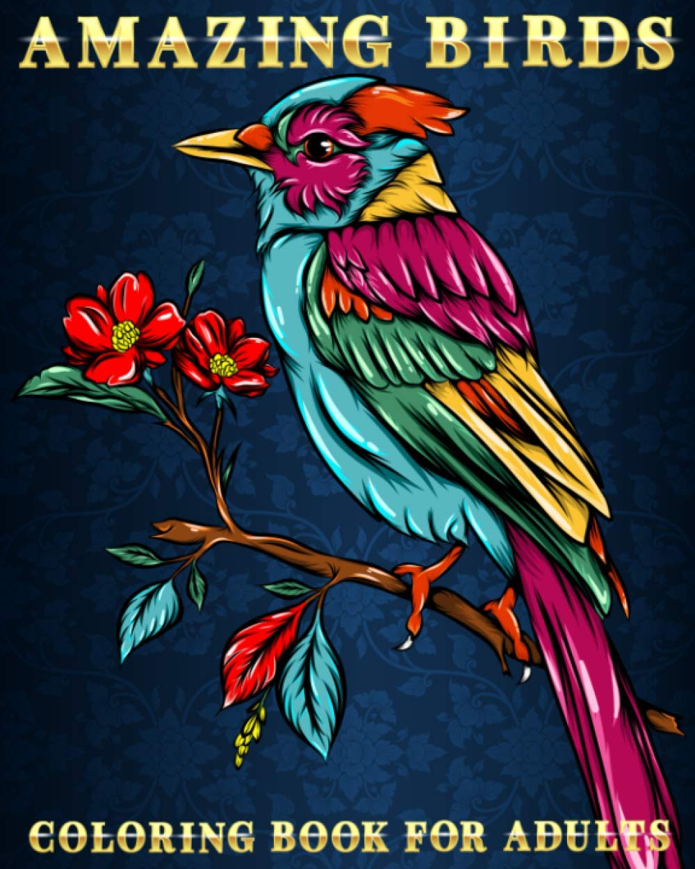Amazon.com: Amazing Birds: Coloring Book For Adults | Beautiful and ...