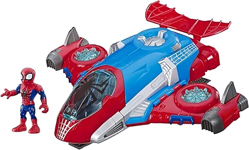 Playskool Heroes Marvel Super Hero Adventures Spider-Man Jetquarters