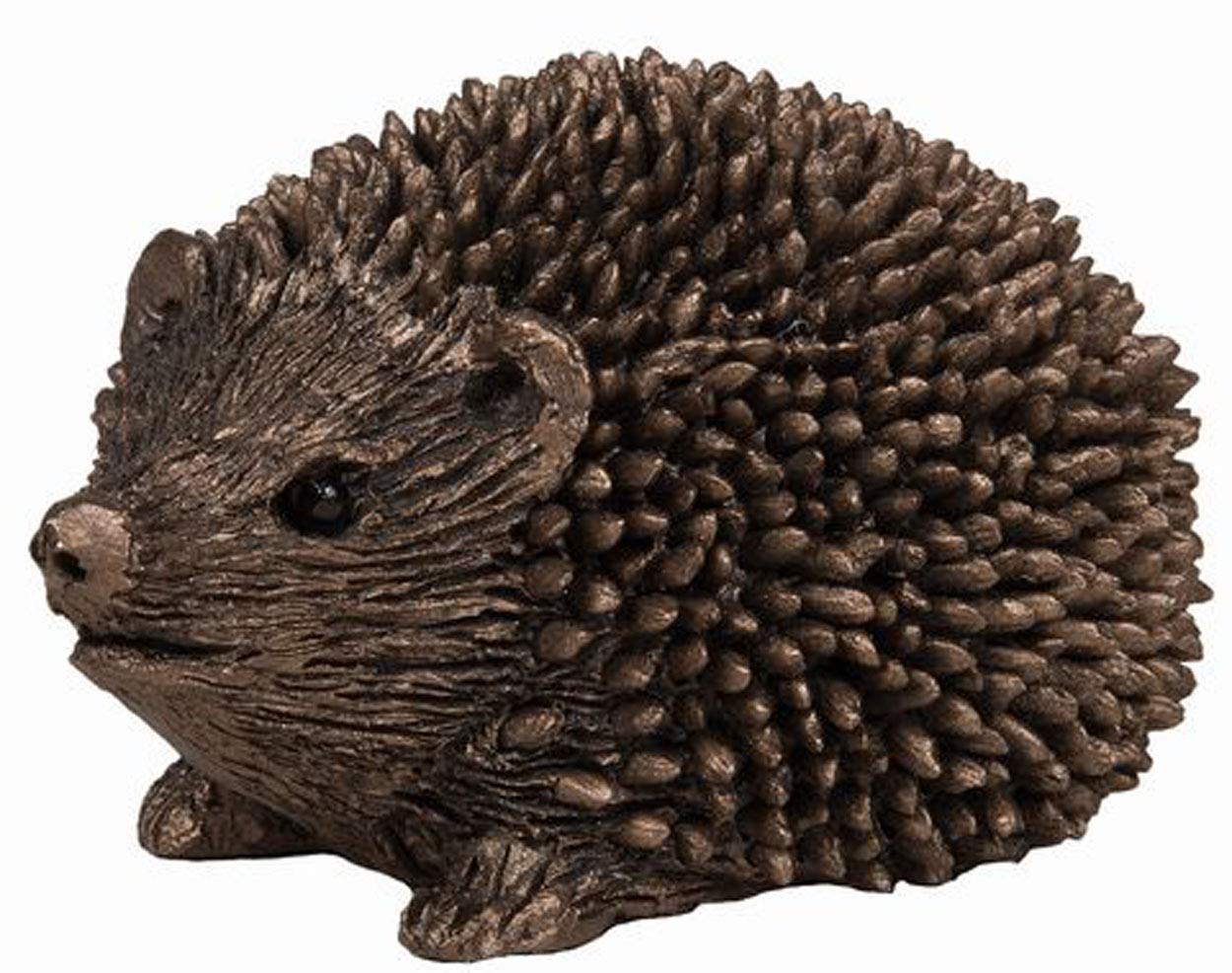 Frith Cold Cast Bronze Hoglet Sculpture - Prickly Hoglet Walking