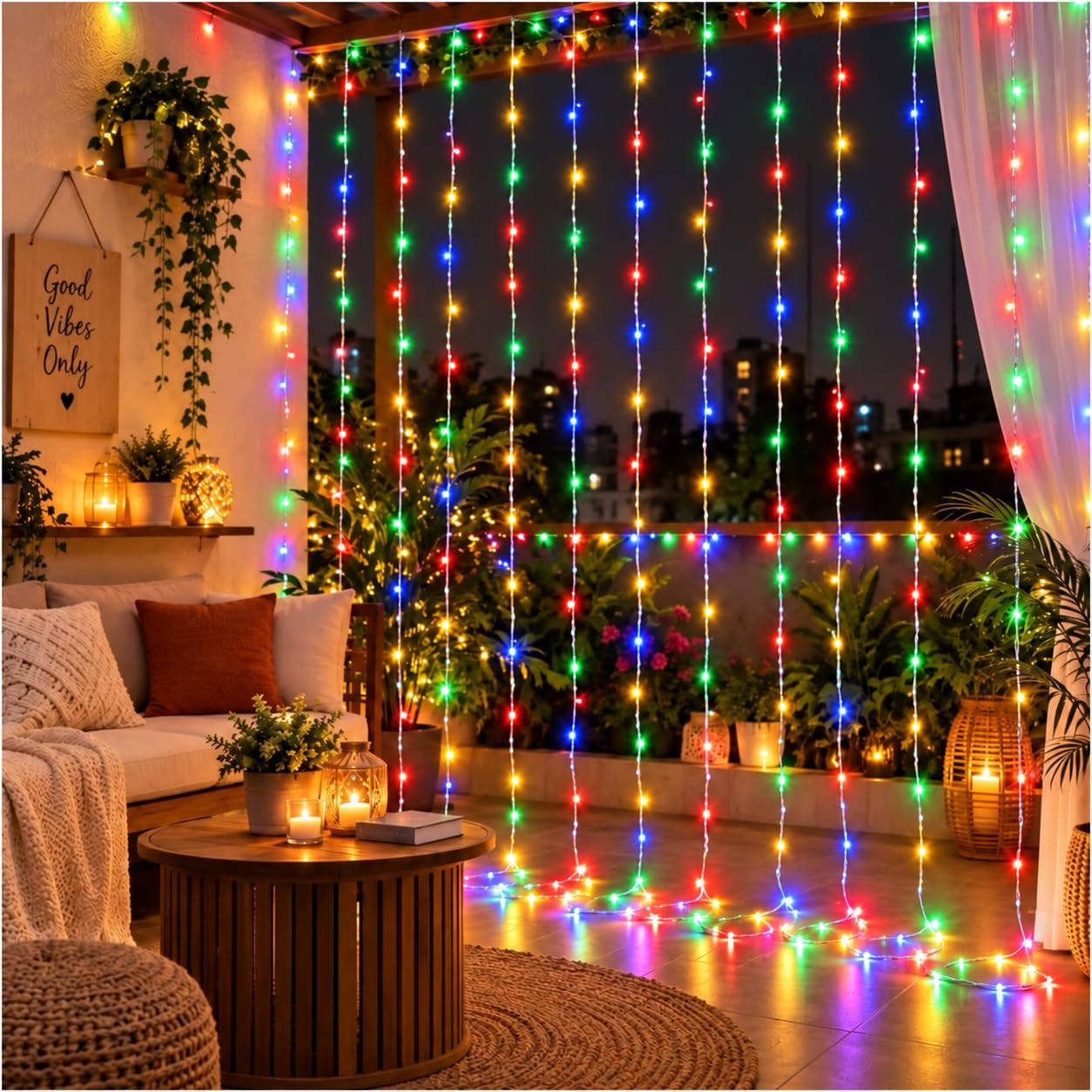 Warm White Fairy String Lights - 240 LEDs, 8 Modes -13