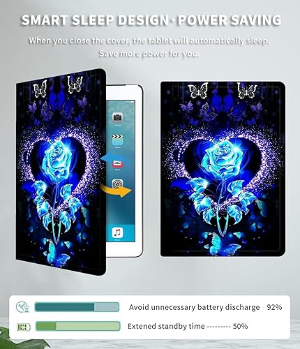 Vista 143 de Funda para Kindle de 6 pulgadas (11.ª generación, versión 2024/2022) delgada de piel sintética, ajustable, multiángulo, Smart Shell con función