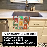 Vista 4 de Caroline's Treasures MLM1101KTWL - Lotes de color rojo y blanco Pembroke Corgi toalla de cocina Pembroke Paños de cocina toalla de mano toalla