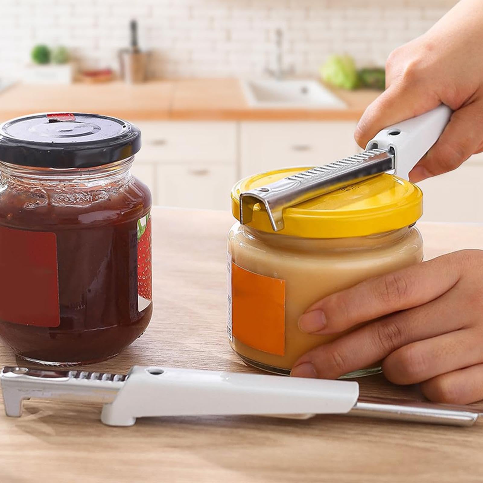 Décapsuleur Multifonction, 6 En 1 Ouvre-bocal De Cuisine, Peut