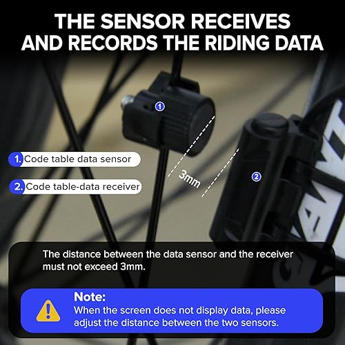 Miniatura 6 de VLOXO Velocímetro de bicicleta con juego de luces de bicicleta, IPX7 impermeable odómetro de bicicleta con bocina LED delantera y trasera luz USB