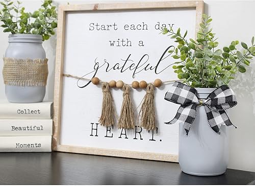 Miniatura 3 de Darware Tarros de masón grisblanconegro juego de 3 decoración y almacenamiento del hogar de granja de boca ancha decorativos de cuarto de galón