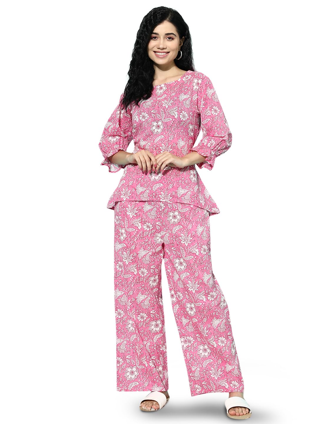 gerua by libas Womens Printed Cotton Night Suit Set for Women-picture-39