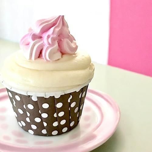 Miniatura 2 de The Baker Celebraitons - Soporte para magdalenas (100 unidades, 2.5 pulgadas), color marrón