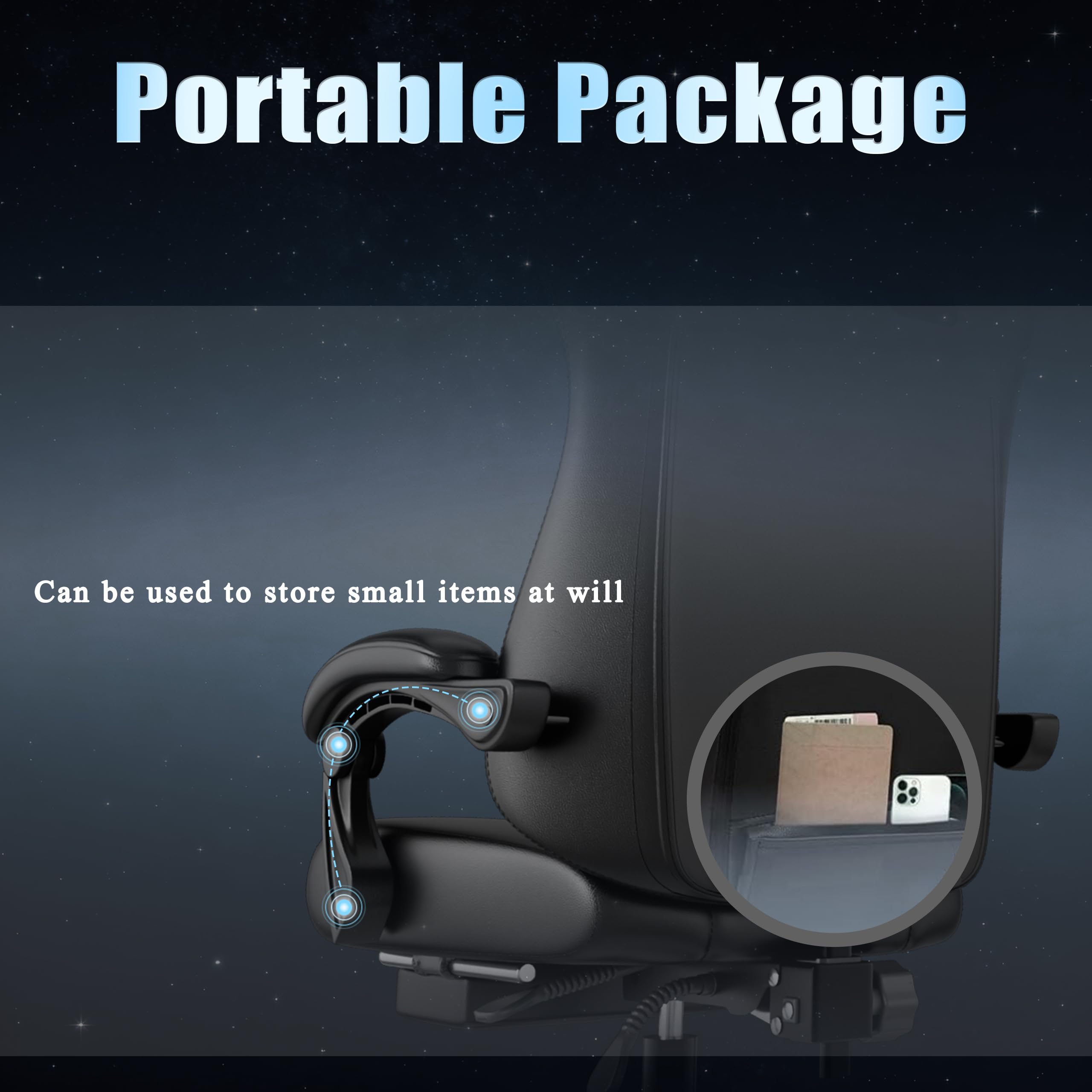 Sedia Gaming Ergonomica con Molle e Poggiapiedi in Pelle PU (Viola) | Poggiatesta regolabile, supporto lombare, seduta a molle