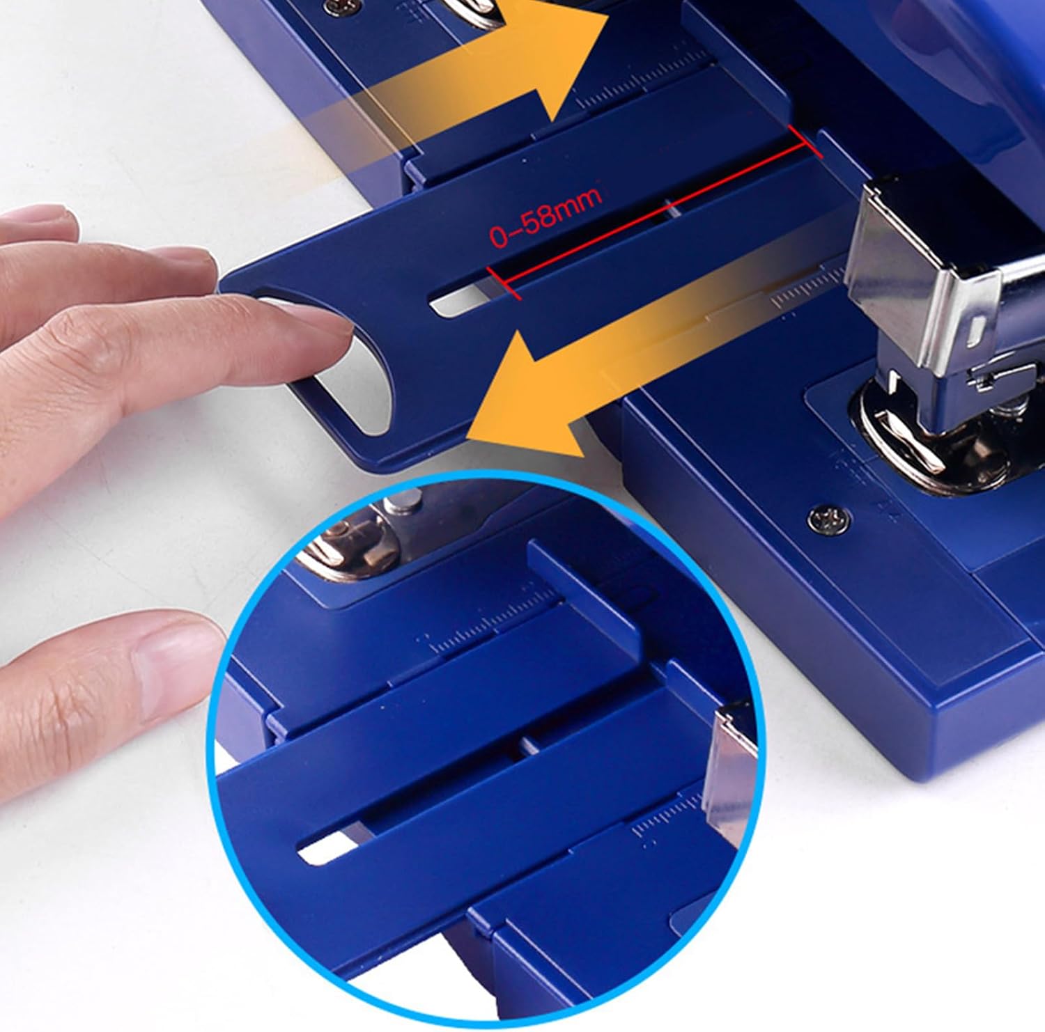 Double Head Stapler 50 Sheets Capacity Multipurpose Basic Stapler Heavy Duty Labor-Saving Stapler for Office School