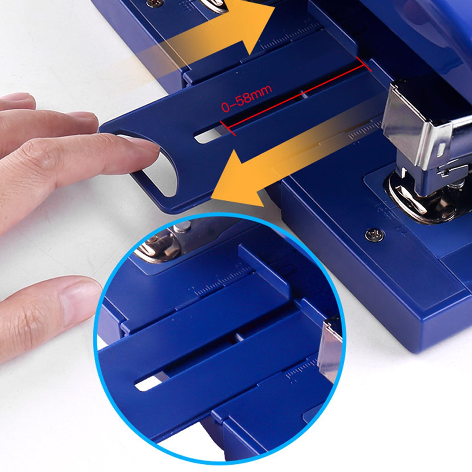 Cucitrici da scrivania a doppia testa, capacità di 50 fogli, cucitrici di base, pinzatrici resistenti a risparmio di manodopera, macchina cucitrice da ufficio
